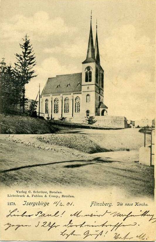 kościół w świeradowie w 1901 roku